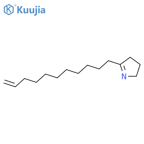 2H-Pyrrole, 3,4-dihydro-5-(10-undecenyl)- structure