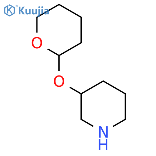3-(oxan-2-yloxy)piperidine structure