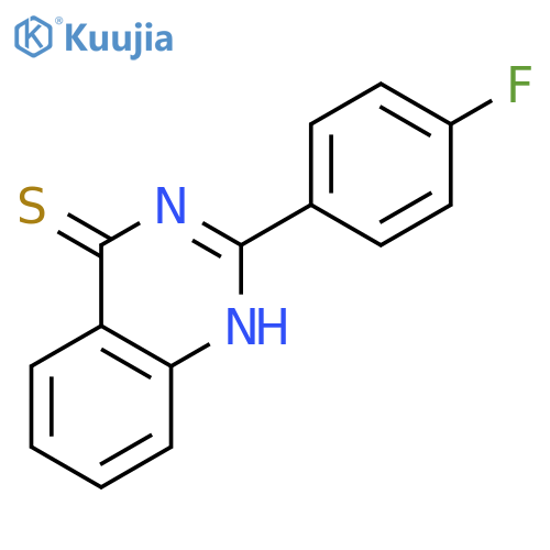 4(1H)-QUINAZOLINETHIONE, 2-(4-FLUOROPHENYL)- structure