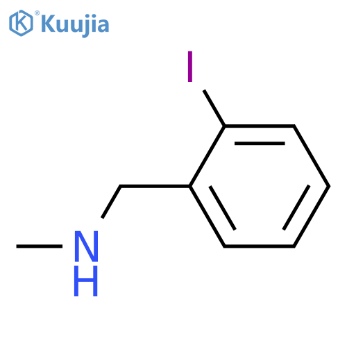 (2-iodophenyl)methyl(methyl)amine structure