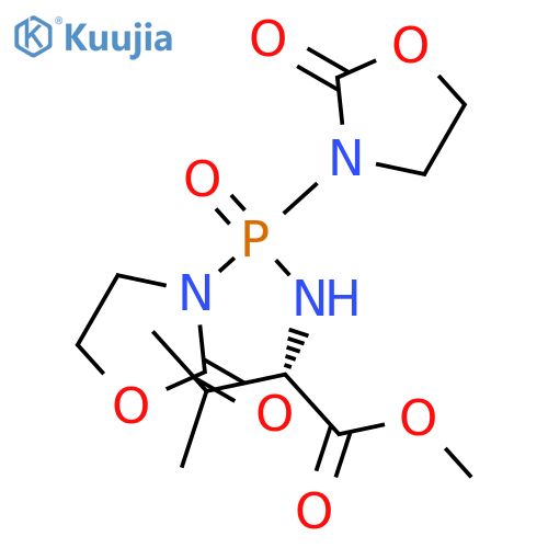 L-Valine, N-[bis(2-oxo-3-oxazolidinyl)phosphinyl]-, methyl ester structure