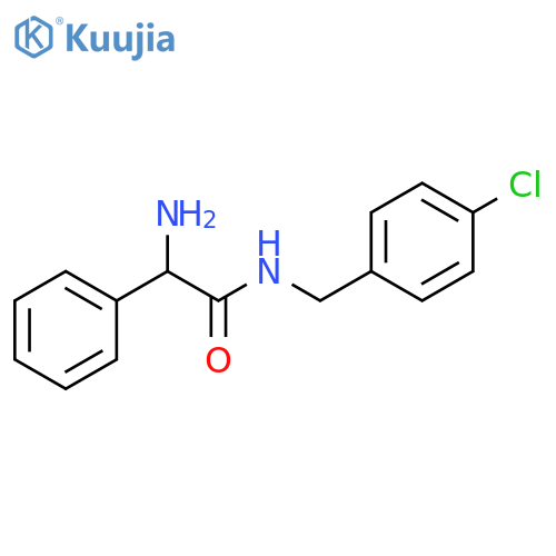 Benzeneacetamide, α-amino-N-[(4-chlorophenyl)methyl]- structure