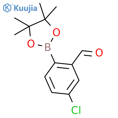 4-Chloro-2-formylphenylboronic Acid Pinacol Ester structure