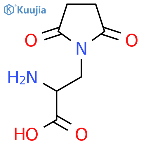 2-Amino-3-(2,5-dioxopyrrolidin-1-yl)propanoic acid structure