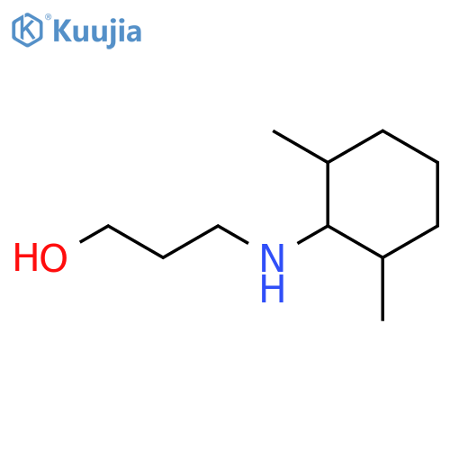 3-[(2,6-dimethylcyclohexyl)amino]propan-1-ol structure
