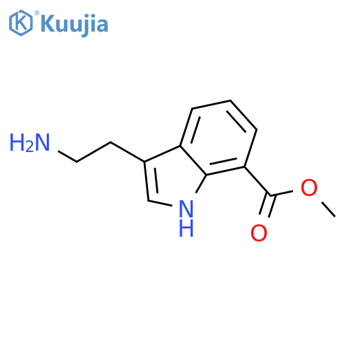 3-(2-aminoethyl)-1H-Indole-7-carboxylic acid methyl ester structure
