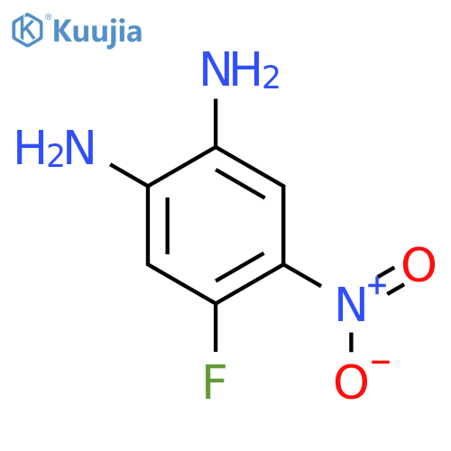 4-Fluoro-5-nitrobenzene-1,2-diamine structure