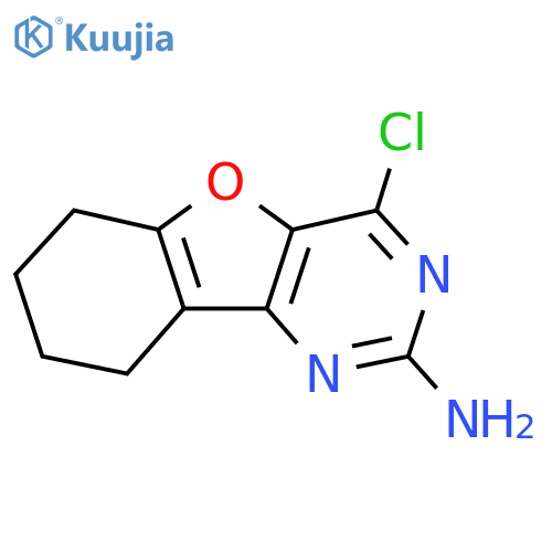 4-CHLORO-6,7,8,9-TETRAHYDROBENZOFURO[3,2-D]PYRIMIDIN-2-AMINE structure