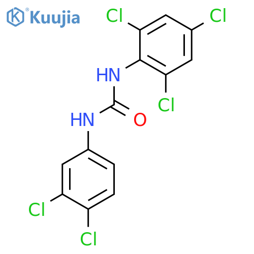 Urea, N-(3,4-dichlorophenyl)-N'-(2,4,6-trichlorophenyl)- structure