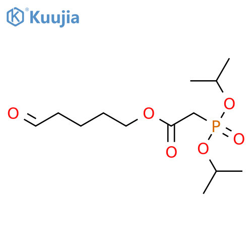 5-oxopentyl 2-di(propan-2-yloxy)phosphorylacetate structure