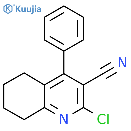 2-Chloro-4-phenyl-5,6,7,8-tetrahydroquinoline-3-carbonitrile structure