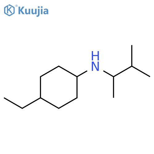 4-ethyl-N-(3-methylbutan-2-yl)cyclohexan-1-amine structure