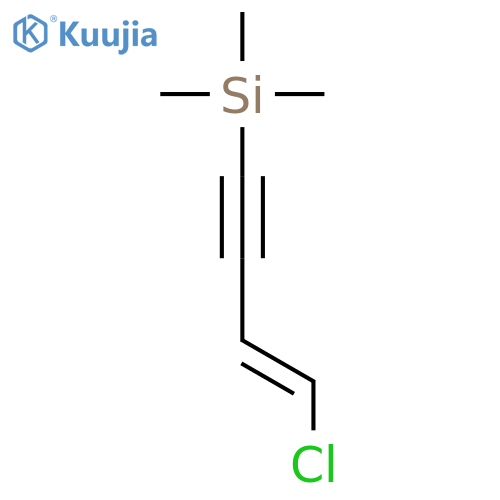 (4-chlorobut-3-en-1-yn-1-yl)trimethylsilane structure