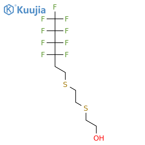 Ethanol, 2-[[2-[(3,3,4,4,5,5,6,6,6-nonafluorohexyl)thio]ethyl]thio]- structure