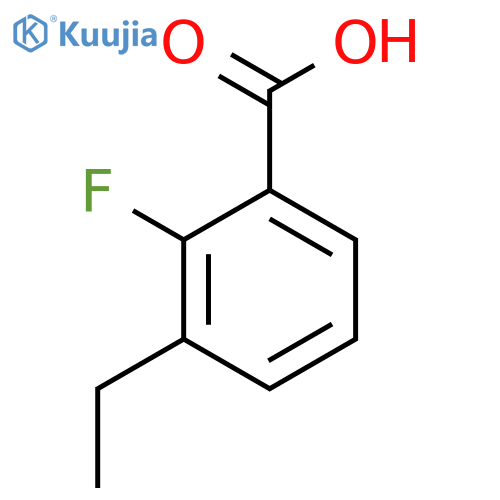3-Ethyl-2-fluorobenzoic acid structure