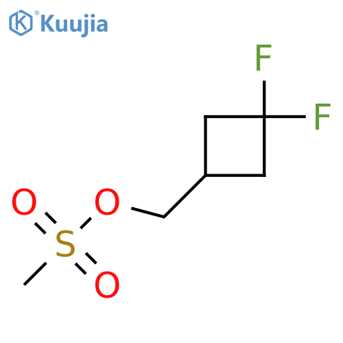 (3,3-Difluorocyclobutyl)methyl methanesulfonate structure