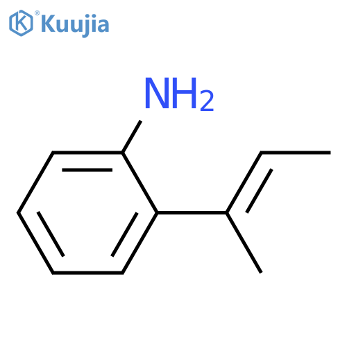 Benzenamine, 2-[(1E)-1-methyl-1-propenyl]- structure