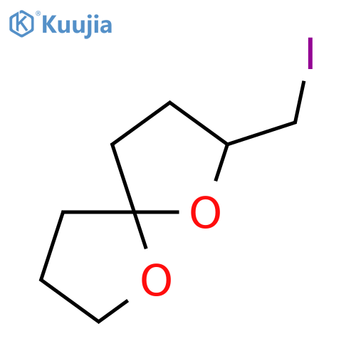 1,6-Dioxaspiro[4.4]nonane, 2-(iodomethyl)- structure