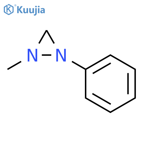 Diaziridine, 1-methyl-2-phenyl- structure