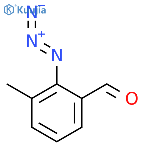 2-azido-3-methylbenzaldehyde structure