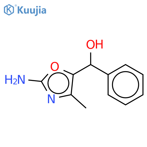 5-Oxazolemethanol, 2-amino-4-methyl-a-phenyl- structure