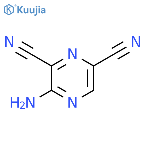 3-Aminopyrazine-2,6-dicarbonitrile structure