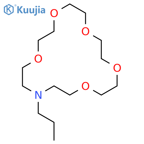 16-propyl-1,4,7,10,13-pentaoxa-16-azacyclooctadecane structure