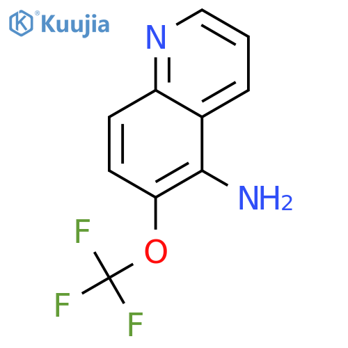 6-(TRIFLUOROMETHOXY)QUINOLIN-5-AMINE structure