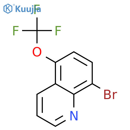 8-Bromo-5-(trifluoromethoxy)quinoline structure