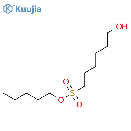 1-HEXANESULFONIC ACID, 6-HYDROXY-, PENTYL ESTER structure