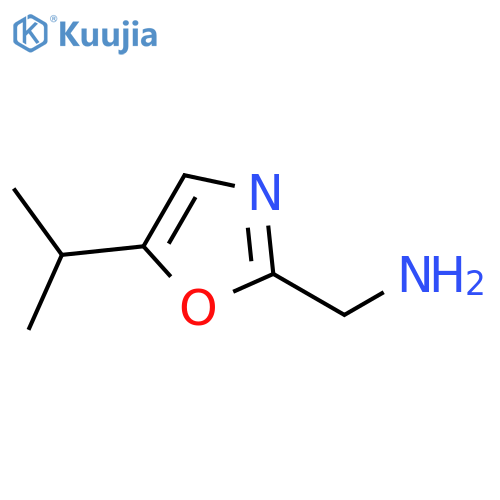 5-(Propan-2-yl)-1,3-oxazol-2-ylmethanamine structure