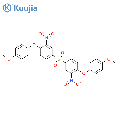 Benzene, 1,1'-sulfonylbis[4-(4-methoxyphenoxy)-3-nitro- structure
