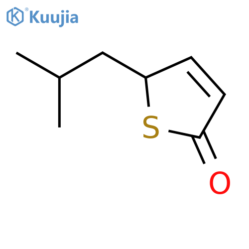 2(5H)-Thiophenone, 5-(2-methylpropyl)- structure