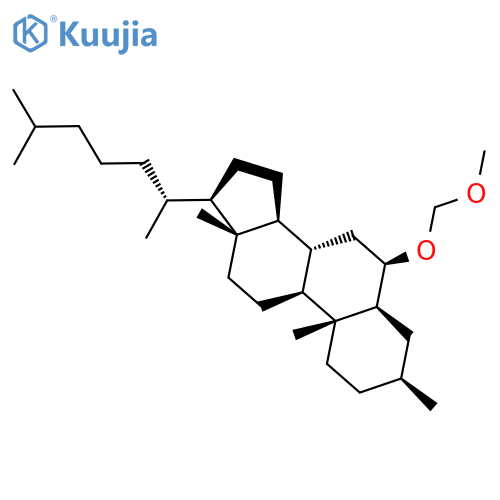 Cholestane, 6-(methoxymethoxy)-3-methyl-, (3b,5a,6b)- structure