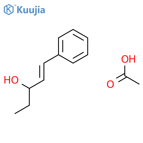 1-Penten-3-ol, 1-phenyl-, acetate, (1E)- structure