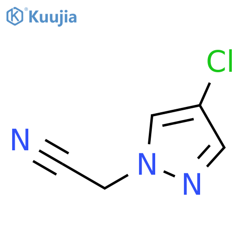 2-(4-chloro-1H-pyrazol-1-yl)acetonitrile structure