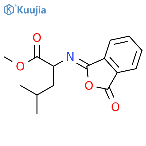DL-LEUCINE, N-(3-OXO-1(3H)-ISOBENZOFURANYLIDENE)-, METHYL ESTER structure