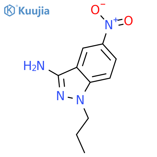 5-Nitro-1-propyl-1H-indazol-3-amine structure
