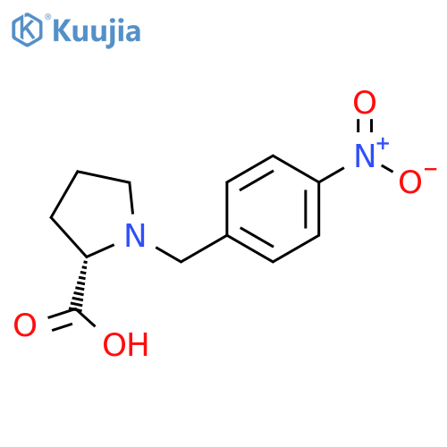 1-[(4-Nitrophenyl)Methyl]-DL-proline structure