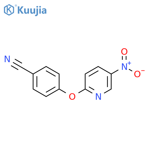 4-(5-nitropyridin-2-yloxy)benzonitrile structure