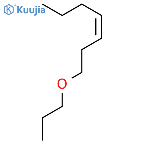 3-Heptene, 1-propoxy-, (Z)- structure