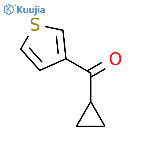 Cyclopropyl 3-thienyl ketone structure