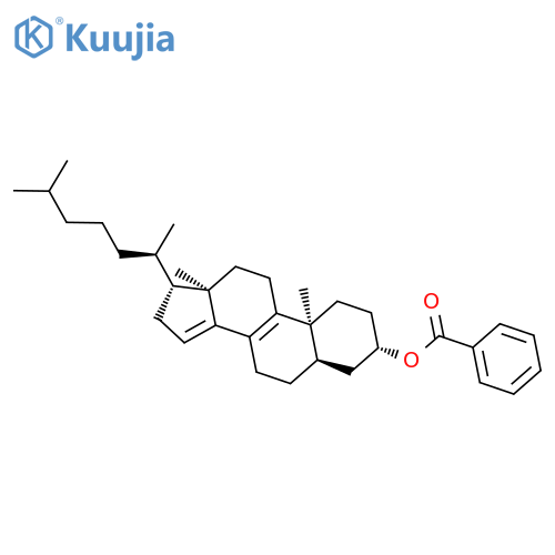 Cholesta-8,14-dien-3-ol, benzoate, (3b,5b)- structure