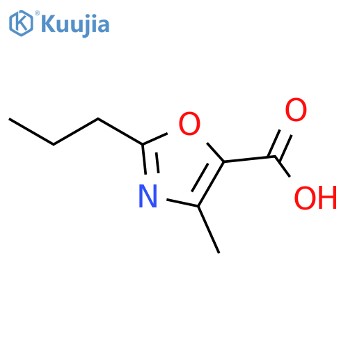 4-Methyl-2-propyl-1,3-oxazole-5-carboxylic Acid structure
