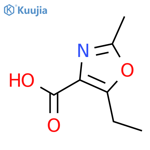4-Oxazolecarboxylicacid, 5-ethyl-2-methyl- structure