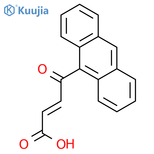 4-anthracen-9-yl-4-oxobut-2-enoic acid structure