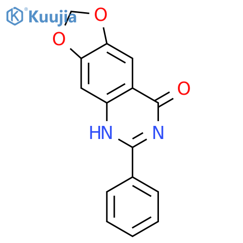 1,3-Dioxolo[4,5-g]quinazolin-8(5H)-one, 6-phenyl- structure