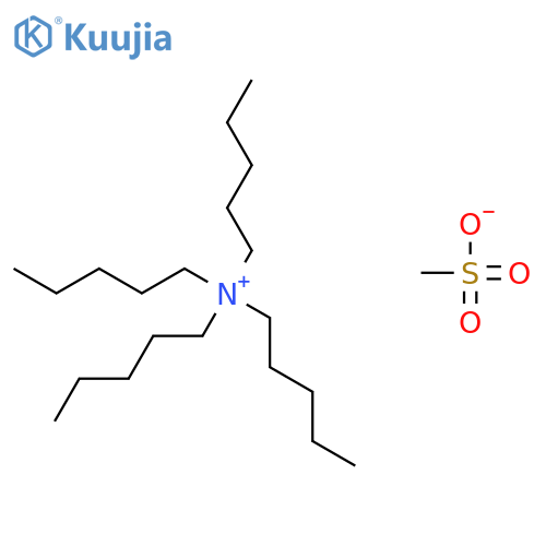 TETRAPENTYLAMMONIUM METHANESULFONATE structure