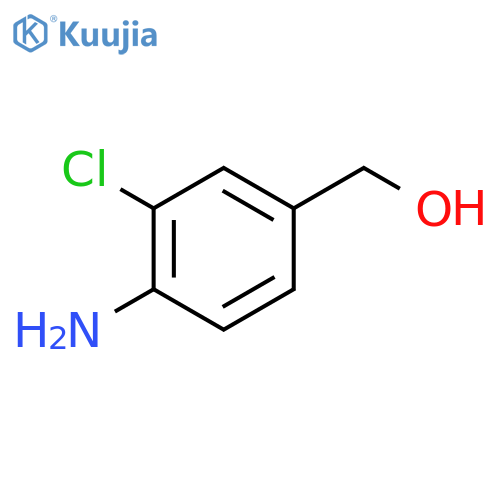 Benzenemethanol, 4-amino-3-chloro- structure