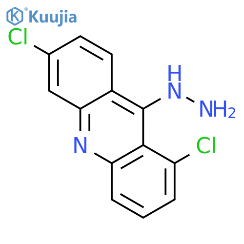 Acridine, 1,6-dichloro-9-hydrazino- structure